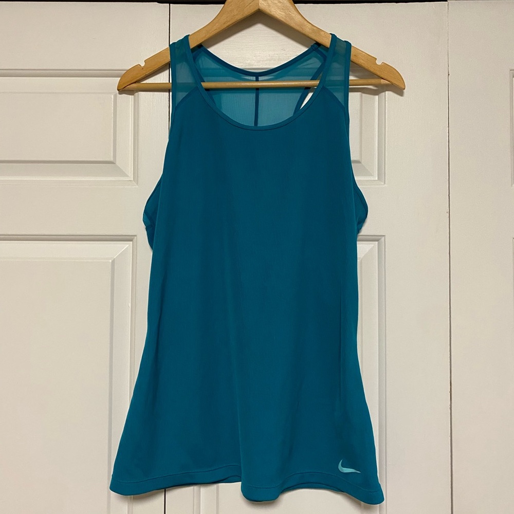 Aqua Nike tank